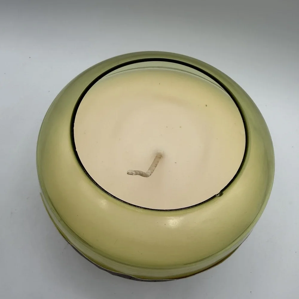 The Library at CANDLEFISH Wax Candle Charleston‎ SC #040 Rose Leather Lavender